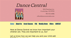 Desktop Screenshot of dancecentraloh.com